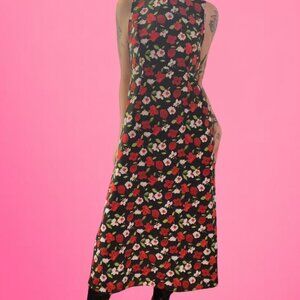 Vintage 90s floral maxi dress